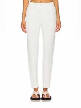 Varley The Slim Zip Hem Pants 29.5" Ivory Marl Women's Size Large